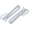 OZXNO 20pcs Curtain Hook Plastic Adjustable Pinch Pleated Catch Drapery