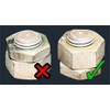TERF® M4 Half Lock Hex Nut M4 (4mm) Stainless Steel