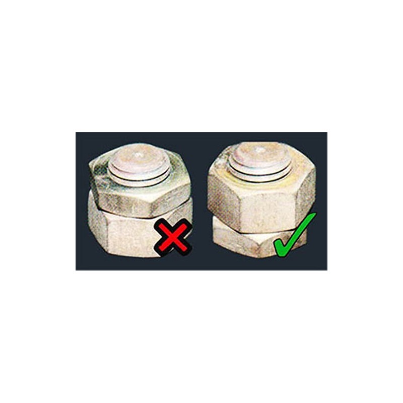 TERF® M4 Half Lock Hex Nut M4 (4mm) Stainless Steel