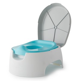 Summer Infant Step Up Seat and Stepstool for Potty Training and Beyond, Easy to Empty and Clean, Space Saving 2-in-1 Solution