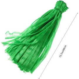 100 Bolsas de Malla Reutilizables para Frutas y Verduras, de Nylon Plegables y Transpirables Gran Capacidad para Almacenamiento en Cocina