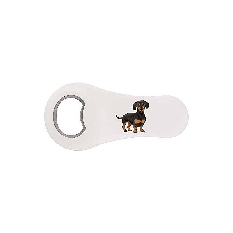 Azeeda 'Dachshund' Bottle Opener Fridge Magnet (BO00046053)