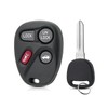 Keyless Entry Remote Key Fob with Ignition Chip Key for Chevy Camaro Monte Carlo Chevy Suburban Pontiac Firebird Saturn ABO1502T, 16245104