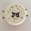 Nakano MM-518 Potter, Happy Cat Lunch Box, Red, 10.1 fl