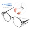 TEHAUX 2 Pairs Safety Eye Glasses Side Protectors Soft Texture