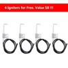 Hisencn Repair Kit for Master Forge 1010037, 1010048 Gas Grill