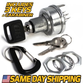 HD Switch Key Switch Fits John Deere PRO ZTrak Z920R Z930R Z950R Z960R Z970R w/3 KEYS