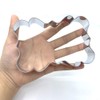 LILIAO Large Rectangle Fancy Plaque Cookie Cutter Frame Sandwich Fondant