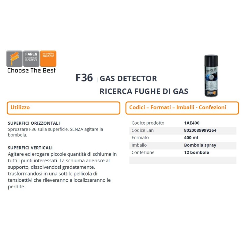 Faren 1 AE400 – Detects Leaks Air and Gas, Translucent