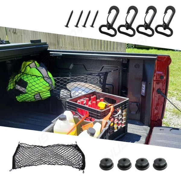 Unbranded Rear Trunk Envelope Style Organizer Cargo Net for HYUNDAI
