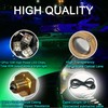 Kingshowstar 2 Pcs Standard 1/2in NPT Boat Drain Plug Light