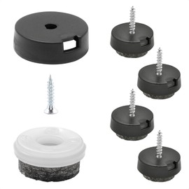 'Wagner QuickClick Glides – Set of 4 for Screwing On/Ultrasoft ", Ø 20mm