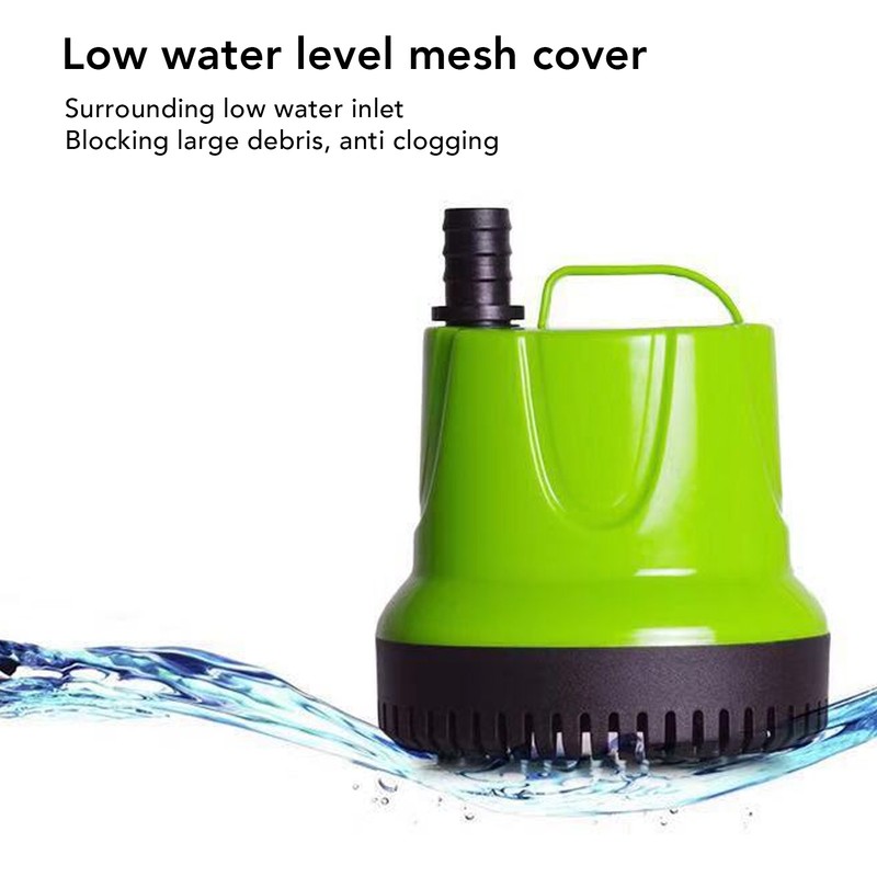 Aquarium Submersible Pump Quiet Bottom Water Inlet Fish Tank Water