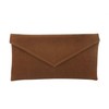 LONI Clutch/Shoulder Bag Faux Suede Handmade in the UK