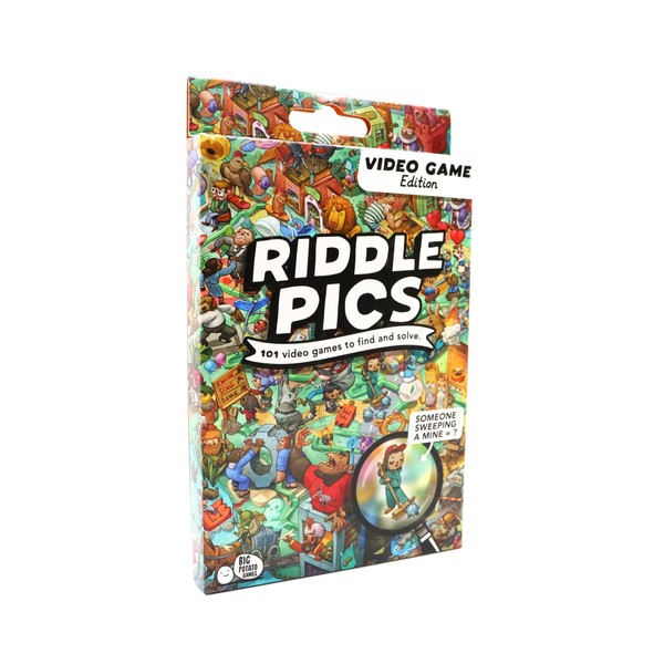 Riddle Pics Video Game Edition: Travel Trivia Game, Great for