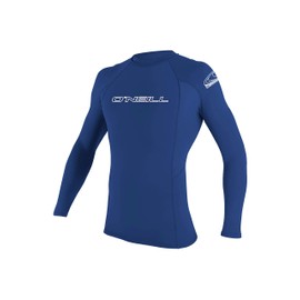 O'NEILL Wetsuits Basic Skins 50+ L/S - Protector de erupciones para Hombre, Talla L