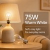 RIHUIN 75 W Incandescent Bulbs, A19 Dimmable, Shatter-Resistant and Durable