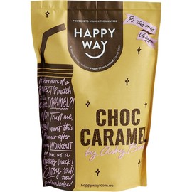 Happy Way Vegan Protein Powder Triple Choc Caramel by Ashy Bines 500g