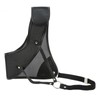 Archery Chest Guard Black PET And Cowhide Hunting Chest Protector
