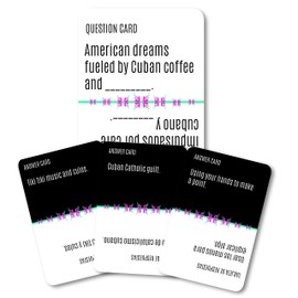 Dios Mio! Party Game Cubana Expansion - Bilingual Comedy Card Game for Latinos, Fun for Family Game Night, Ages 17+, 4-10 Players, 30-60 Min Playtime, Made by Fitz Games