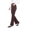 ZTN Brown Dress Pants Women High Waist Work Pants Stretchy