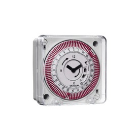 Grässlin tactic 211 E 02.79.1001.1 Analogue 1-Channel Timer for Surface-Mounted/Surface Mounting, Wall Mounting, Quartz Motor, Daily Programme, Versatile Uses in Buildings and Outdoor Areas