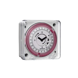 Grässlin tactic 211 E 02.79.1001.1 Analogue 1-Channel Timer for Surface-Mounted/Surface Mounting, Wall Mounting, Quartz Motor, Daily Programme, Versatile Uses in Buildings and Outdoor Areas