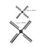Kisangel 2pcs Windmill Blades Plastic Windmill Parts for Garden Sturdy