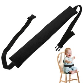 GXGM 1 x High Chair Shopping Trolley Protector Baby, Strap for Tripp Trapp, Dining Belt, Portable Child Seat, Baby Dining Room Chair, Safety Belt Carrier, Strap Shopping Trolley for Children (Black)