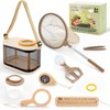 Wooden Bug Catcher Kit for Kids Ages 3-8, Outdoor Explorer