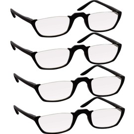 TruVision Readers Reading Glasses - 9507HP - 4-BLACK-375