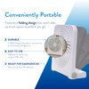 Treva 5-Inch USB and Battery Powered Desk Fan With Two