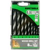 NORTOOLS Brad Point Wood Drill Bit Set 8 PCS HCS