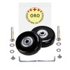 Suitcase Wheels Replacement Wheels ORO Rubber Wheels 1 Pair Mute