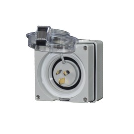 MAX COOL 15A/3Pin Power Inlet Suitable for Caravan Motor Home RV 250V Electrical Socket Camper Inlet Socket Accessories