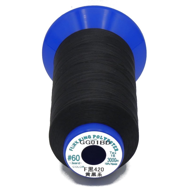 FUJIX (フジックス) キング ポリエステル ミシン 糸 ＃60/3000ｍ COL. 420 ポリエステル100％
