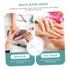 FOMIYES 4pcs Glass Nail Files for Manicure and Pedicure Ergonomic