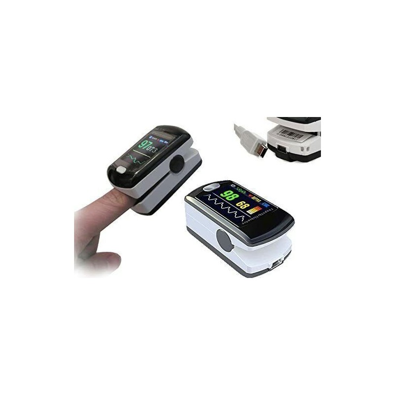 CONTEC Finger Pulse Oximeter SpO2 Blood Oxygen Monitor, OLED, Pulse