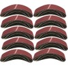 10 Pack Cloth Sanding Belts Sanding Paper Sanding Belts (75mm
