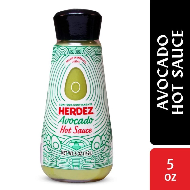 Herdez Hot Avocado Sauce 5 oz (Pack Of 12)