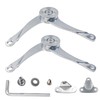 Runseaway 2Pcs Soft Close Lid Support Hinge, Zinc Alloy Lid