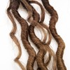 Curly Faux Goddess Locs Crochet Hair 12Inch Pre Looped Synthetic