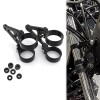 xitomer 50mm Motorcycle Headlamp Bracket Front Fork Support Mount Round