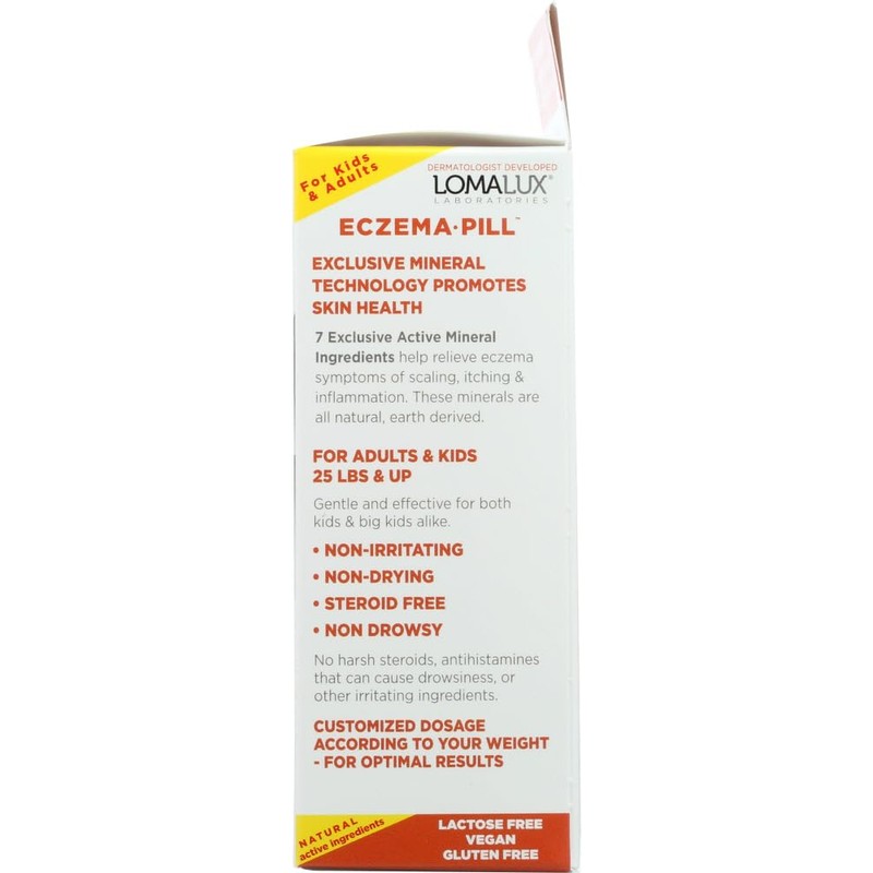 Loma Lux Laboratories Homeopathic Supplement, Eczema, 60 Count (3 Pack)