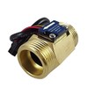SENSTREE G1" Male Thread Brass Water Flow Sensor, Hall Effect