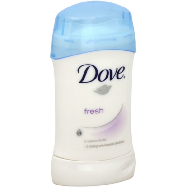 Dove Deodorant 1.6 Ounce Invisible Solid Fresh (47ml) (2 Pack)