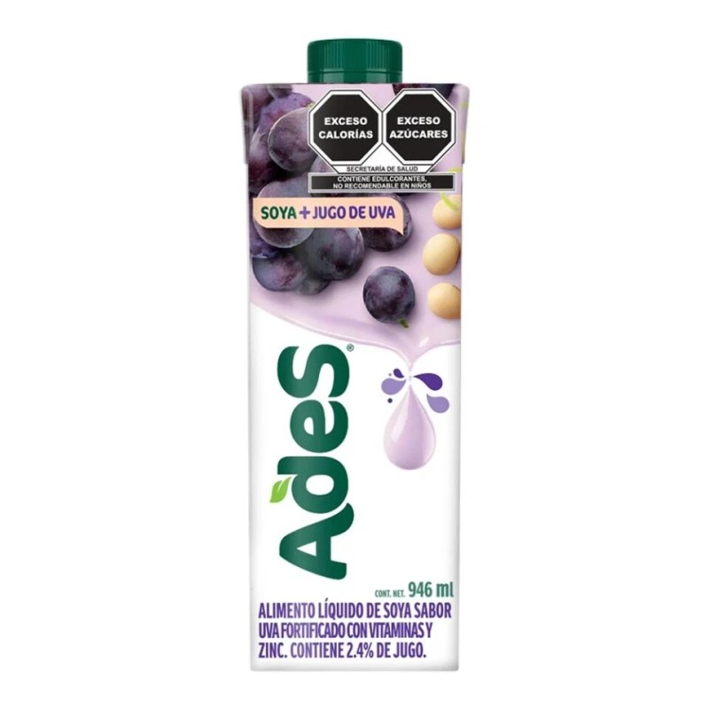ADES - JUGO DE SOJA ASSORTED FLAVORS 946 ML -
