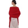 RIIQIICHY Scarf, Women's Cashmere Touch Scarf, Large Scarf, Wedding, Solid,