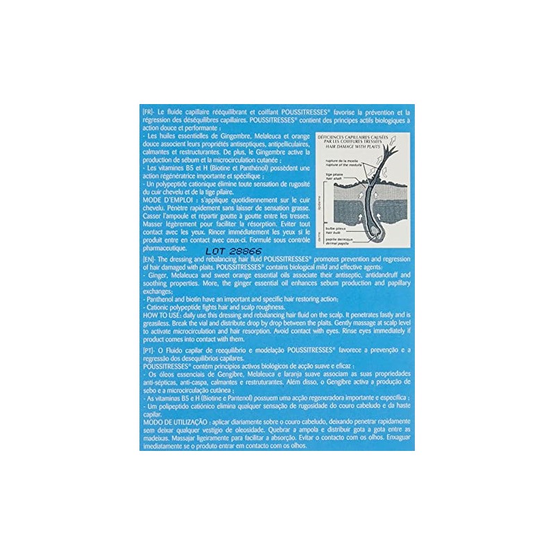 Miss Antilles Poussitresses Rebalancing Ampoule 4 x 10 ml
