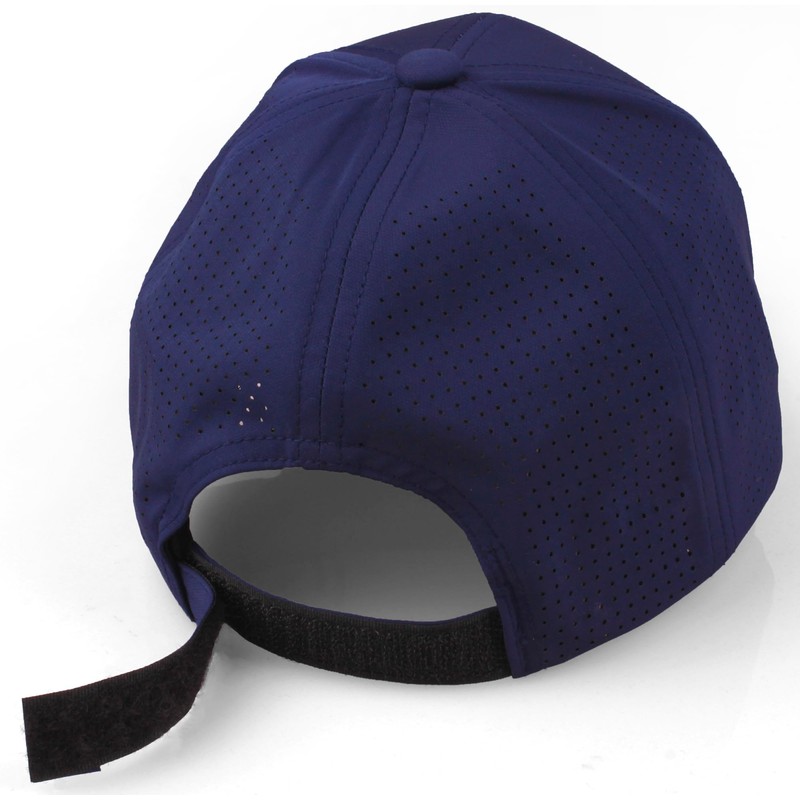 Daxton Performance Cool Tech Baseball Hat - Navy Cap, Silver